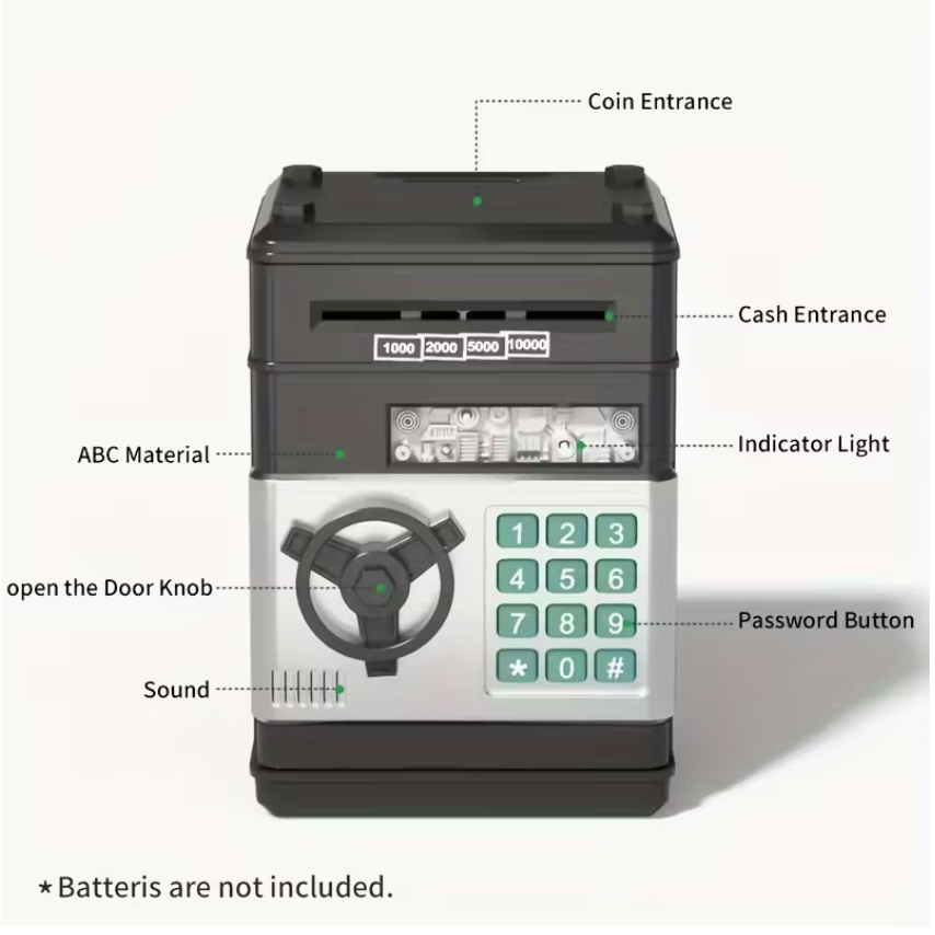 MoneySafe™ – Electronic Coin Bank
